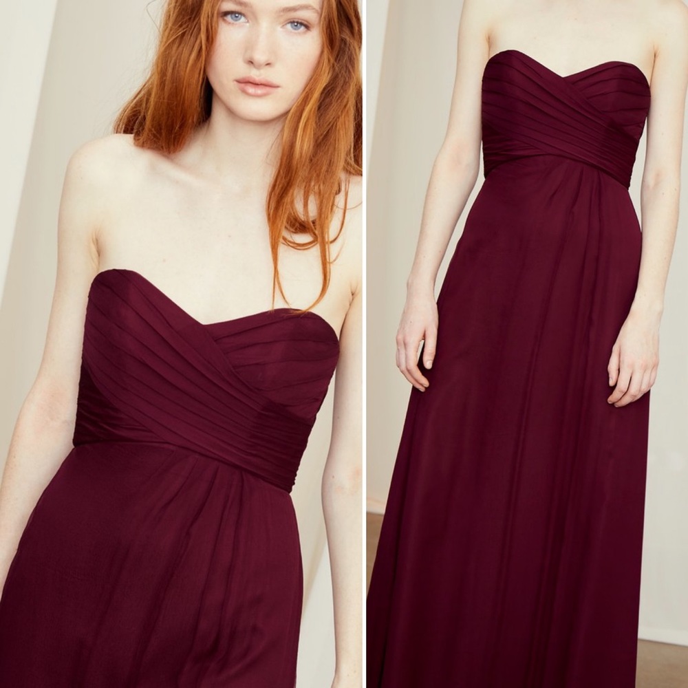 SOLD-Amsale Blue Bridesmaids Dress; Size 8; Style G629C - Picture 11 of 15